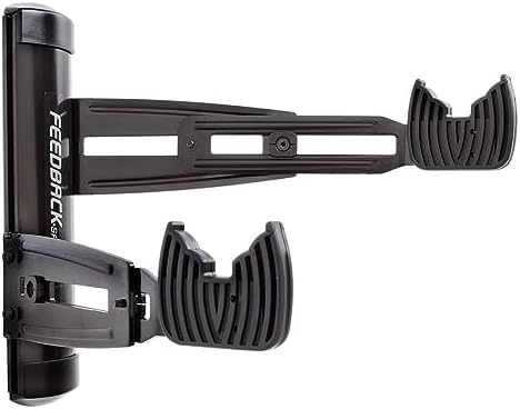 Feedback Sports Velo Wall Rack Bike Hangar Mount Storage, Adjustable Arms | Great for garage, apartment or shed storage; soft rubber contact points protect frames and supports bikes up to 70 lb