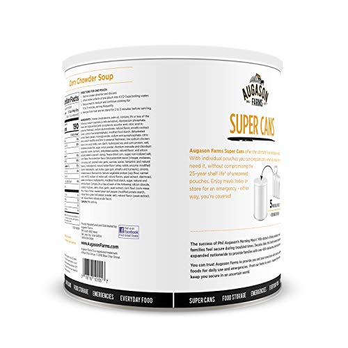 Cheesy Broccoli Soup Mix Emergency Food Supply, 38 Servings, 10 Year Shelf Life, Good Source of Vitamin A & C - Dehydrated Meals, Resealable Can, Survival Food Camping Essentials, Just Add Water | Emergency Food Supply, Everyday Meals, 38 Servings