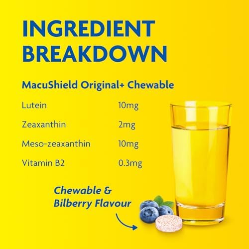 Macushield Original Chewable, 30 Tablets, 30 g
