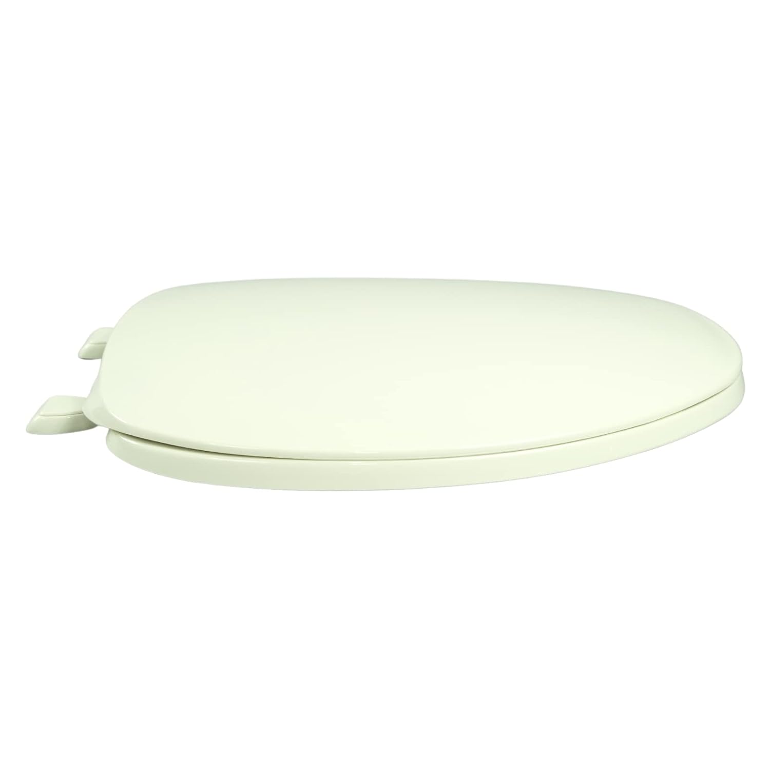 Centoco Toilet Seat Elongated, Residential, Top Mount Plastic Hinge, Black | Plastic, Closed Front, Cover, Made in the USA, 600-407