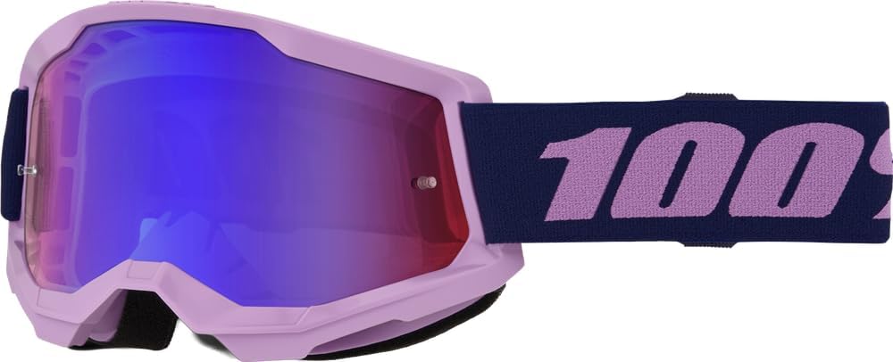 100% STRATA 2 Goggles - Sports Goggles for Motocross & Mountain Biking - Eyewear for Bike Riders - Motocross Eyewear for Men