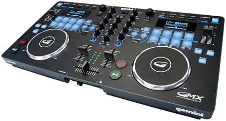 Gemini USB DJ Controller & Media Player, VirtualDJ LE (GMX) | USB DJ controller & media player - touch jog wheels, dual screens - VirtualDJ LE