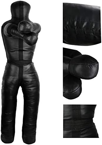 Aoneky 6FT Unfilled Grappling Dummy for Adults, Heavy Duty MMA BJJ Wrestling Training Dummy