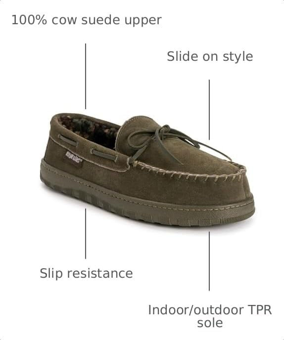 MUK LUKS Men's Paul Slipper, Multi Colors