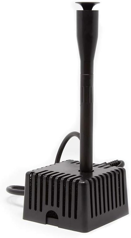 Beckett Corporation CGFK60 7207210 120 GPH 5 Watt Container Fountain Pump Kit for Patio Ponds, Container Fountains, Indoor and Outdoor Fountains