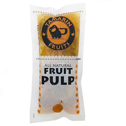 Tamarin Fruits All Natural Frozen Fruit Pulp perfect for Juicing, Cocktails, Smoothies, Desserts, and Baking, No Sugar Added, Gluten Free with No Preservatives, (Yellow Dragon fruit, 4lbs)