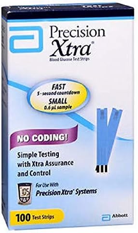 Precision Xtra Precision Xtra Diabetic Test Strips, 100 each