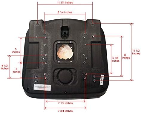 High Back Seat for Toro Timecutter SS Mowers | Replaces 99-7281, 106-6672, 112-2923, 119-8829