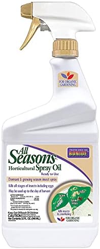 Bonide All Seasons Horticultural & Dormant Spray Oil, 32 oz | Ready-to-Use Spray, Disease Prevention, Insect Killer, For Organic Gardening