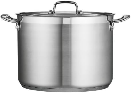 Tramontina Gourmet Stainless Steel 12-Quart Stock Pot with Lid