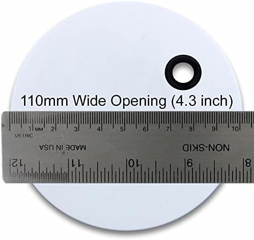 Drilled Lid with Grommet For One Gallon Wide Mouth Glass Jar