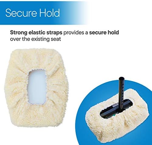 RMS Knee Walker Pad Cover with Foam Cushion and Soft Fleece, Washable