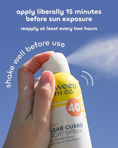 Seaweed Bath Co. Clear Guard SPF 40 Sport Broad Spectrum Sunscreen, 6 oz