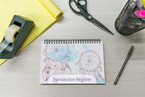 Top Spiral Bound Dream Catcher Checkbook/Transaction Register