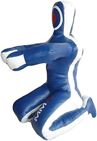 Bestzo MMA Martial Arts Brazilian Grappling Dummy Jiu Jitsu Punching Bag Sitting Position-Unfilled Hands on Front