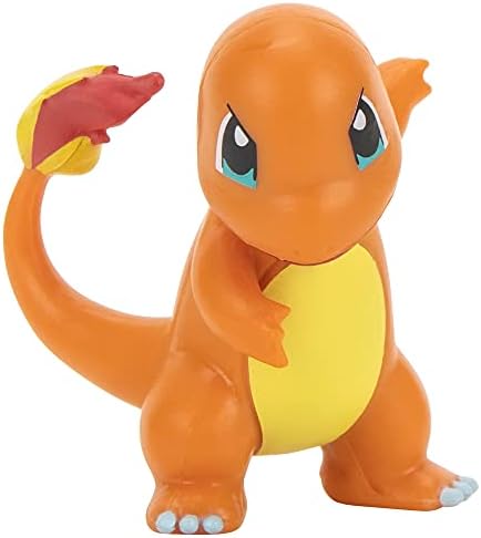 Pokémon Fire and Water Battle Pack - Includes 4.5 Inch Flame Action Charizard and 2" Squirtle Action Figures - Amazon Exclsuive