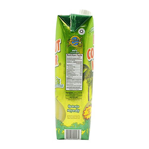 Real Coco Water, Brazillian Coconut Water, 1 Liter(ltr)