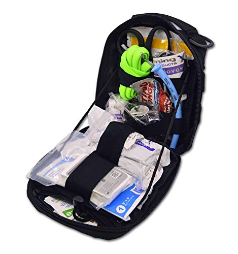 Lightning X Gunshot Trauma/Hemorrhage Control Kit in MOLLE IFAK Pouch - TAN