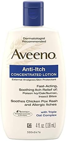 AVEENO Anti-Itch Lotion 4 oz (3 Pack)