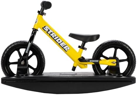 Strider Sport 2-in-1 Rocking Bike, Ages 6 Months–4 Years | For 12 Model, Converts Baby Rocking Toy to Toddler Balance Bike, Tool-Free Adjustments, Wide and Stable Base, Durable Plastic