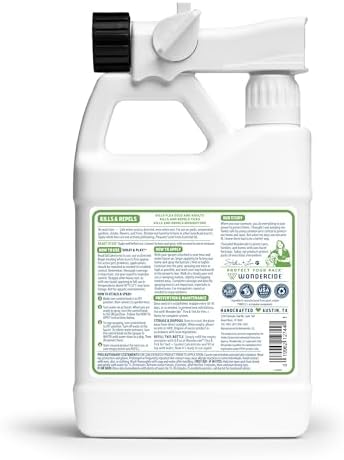 Wondercide - Flea & Tick Yard Spray with Natural Essential Oils - 32 oz | Ready to Use Killer, Treatment, and Repellent of Fleas, Ticks