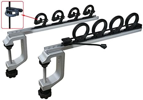 Brocraft Aluminum Clamp on Rod Holder for Truck or Boat / Truck Bed Rod Holder