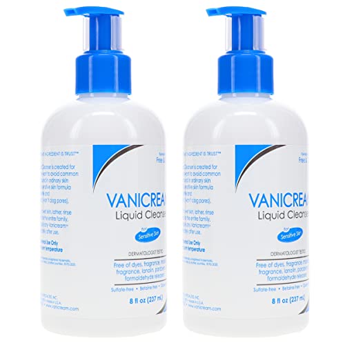 Free and Clear Liquid Cleanser, 8 Ounces each, Pack of 2