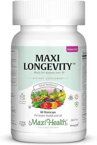 Womens Multivitamin 50 Plus – Daily Multivitamin for Women Over 50 with Vitamin B12, A, D, C, Zinc, Magnesium & More – Energy, Immune & Heart Support Womens Multi Vitamins - Non-GMO – 60 Capsules