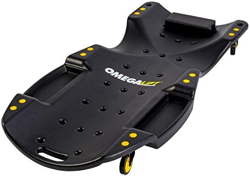 48" Plastic Creeper with Dual Tool Trays