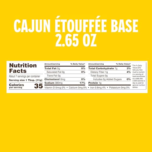 Louisiana Fish Fry Cajun Etouffee Base, 2.65 oz - Pack of 4
