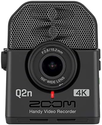 Zoom Q2n-4K Video Recorder for Musicians, Streamers & Filmmakers | Stereo Microphones, Webcam Mode