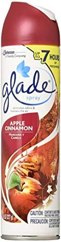 Glade Aerosol Spray Air Freshener Apple Cinnamon Pack of 3