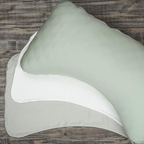 Honeydew Queen Side Pillow Case - Fits The Scrumptious and Essence Curved Pillows for Side Sleeping - Comfortable and Soft Cooling Viscose Made from