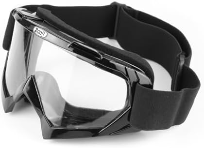 Dirt Bike Goggles, ATV Motorcycle UTV MX OTG Accessories Goggle Glasses & Anti Fog Ski Goggles, Racing Skiing Dirtbike