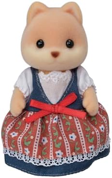 Sylvanian Families Epoch Doll (Caramel Dog Family) FS-35 ST Mark Certified, for Ages 3 and Up, Toy, Dollhouse Sylvanian Families, Epoch, Inc
