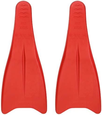 Flow Premium Rubber Long Fins for Swim and Lap Training - Youth Sizes for Kids, Young Men, and Women