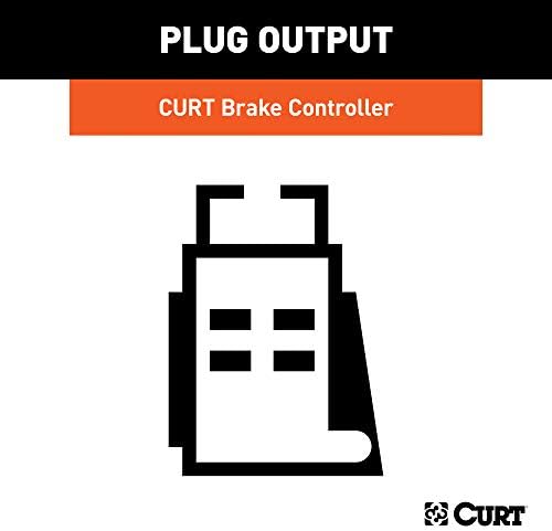 CURT 51352 Quick Plug Electric Trailer Brake Controller Wiring Harness, Fits Select Chevy Silverado, Suburban, Tahoe, GMC Sierra, Yukon, Escalade