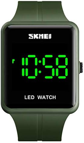 Gosasa Large Face LED Digital Watch Date Time 3Bar Waterproof Wristwatch Men Women Sports Watches
