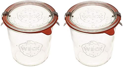 WECK Canning Jars 742 Mold Jars made of Transparent Glass - Eco-Friendly Canning Jar - Storage for Food