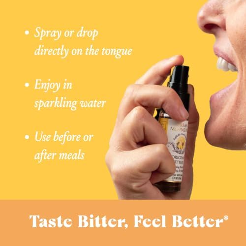 Urban Moonshine Original Digestive Bitters - Debloat - Gut Health - 2 Fl Oz | Fast-Acting Bitters for Digestion - Relieves Occasional Heartburn & Indigestion - Appetite Regulation - Certified Organic