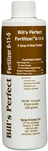 BILL8 Bill's Perfect 6-11-5 Liquid Fertilizer, 10 oz