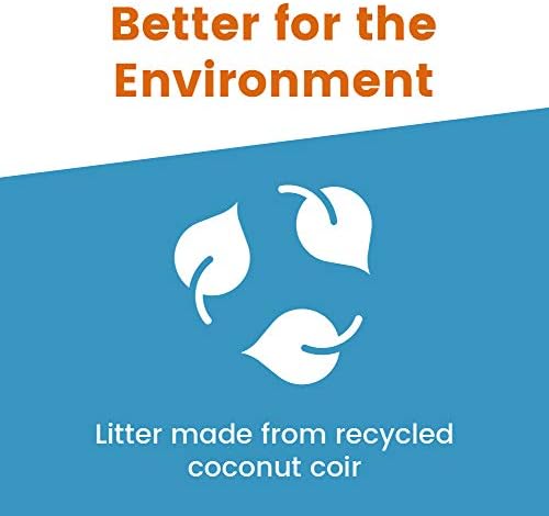 CatSpot Coconut Clumping Cat Litter, 100% Natural Coconut Coir, Lightweight & Low Dust, Strong Odor Control, Biodegradable, Chemical-Free