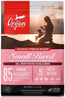 ORIJEN Grain Free WHOLEPREY Dry Dog Food Small Breed Recipe 10lb Bag