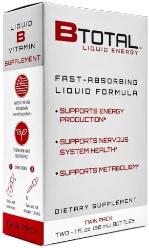 Sublingual Vitamin B Complex Liquid Drops, B12, Berry, 2 fl oz | Fast sublingual liquid B-complex with B12 for energy