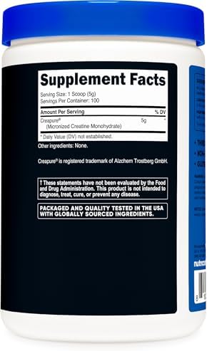Nutricost Creapure® Creatine Monohydrate 500 Grams