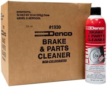 Denco 1930 Brake & Parts Cleaner, Non-Chlorinated, 13oz, 12-Pack