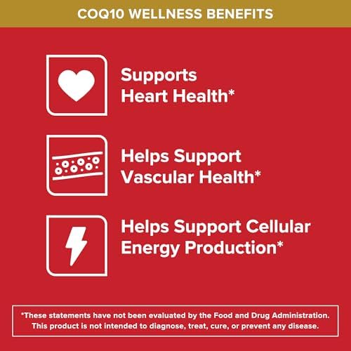 Qunol Ultra CoQ10 100mg, 3X Better Absorption, Antioxidant, 120 Softgels | #1 Cardiologist Recommended Supplement for Heart Health, Coenzyme Q10 Supplement to support Vascular Health & Cellular Energy