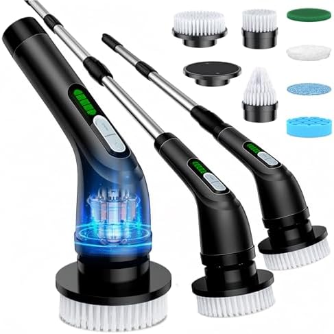 Electric Spin Scrubber, 2-Speed Cleaning Brush