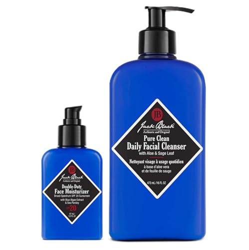 Jack Black Double Duty Face Moisturizer with SPF 20, Facial Moisturizer Face Cream for Men, Mens Facial Lotion with SPF, Gifts for Men