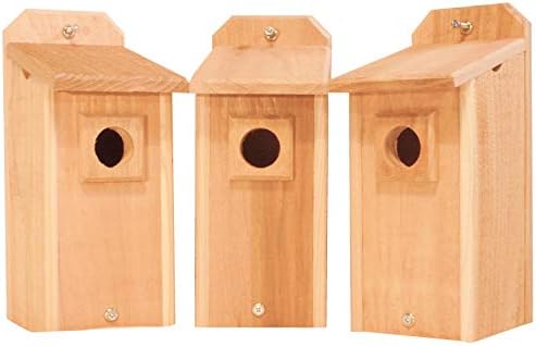 3 Cedar Bluebird Houses